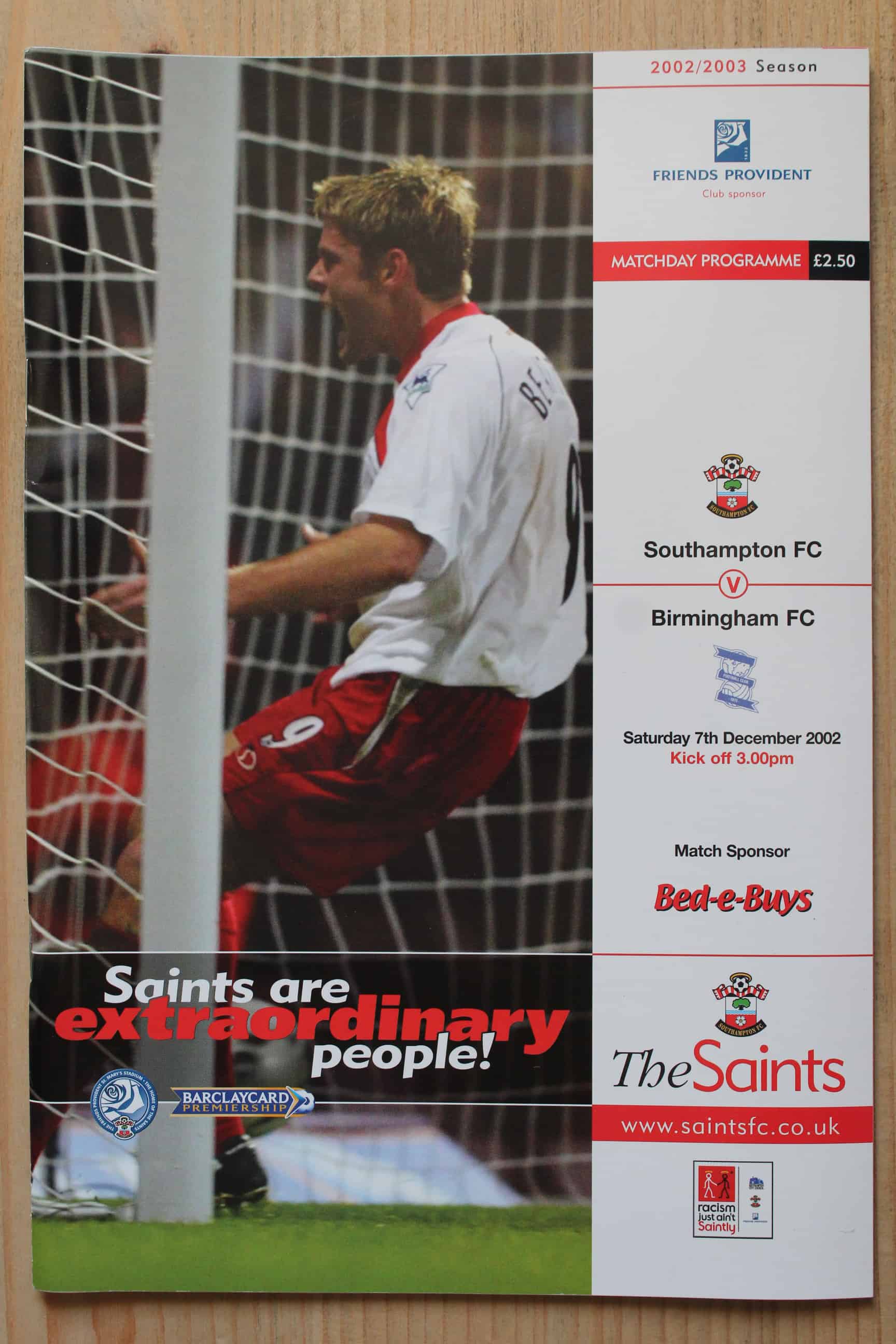 Southampton FC v Birmingham City FC